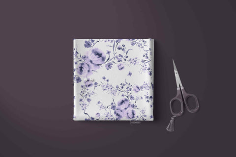 PURPLE FLORAL PRINT