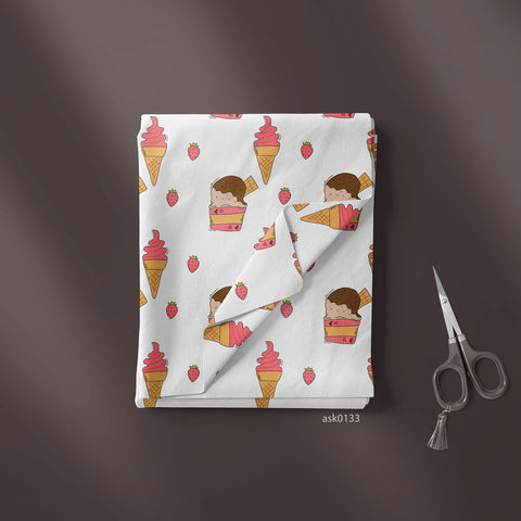 ask0133 ICE- CREAM PRINT