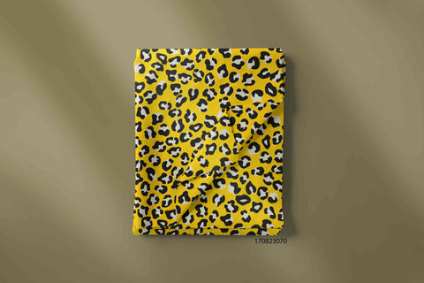 YELLOW CHEETAH SKIN PRINT