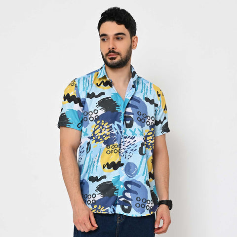 ABSTRACT PRINTED SHIRT