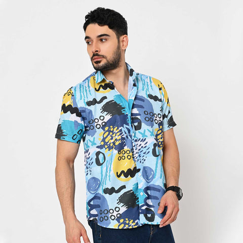 ABSTRACT PRINTED SHIRT