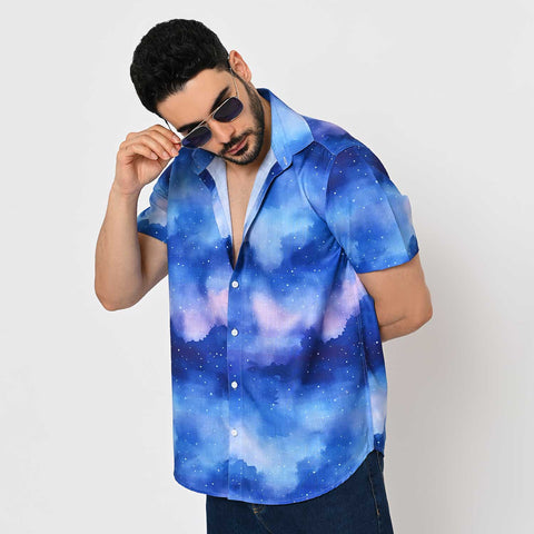 WATERCOLOUR PRINTED SHIRT