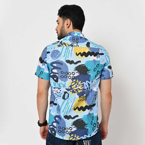 ABSTRACT PRINTED SHIRT