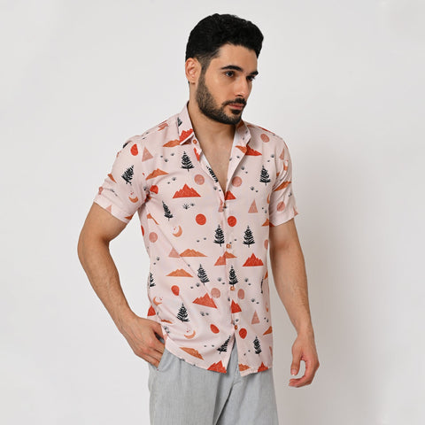 SUMMER VIBES PRINTED SHIRT