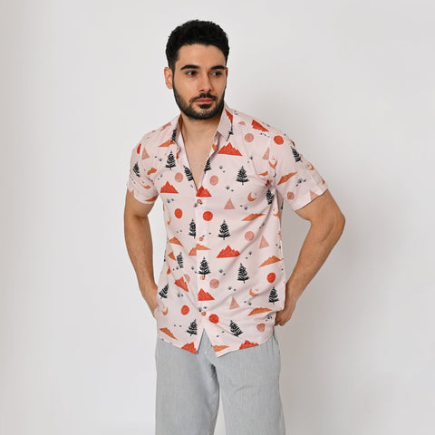 SUMMER VIBES PRINTED SHIRT