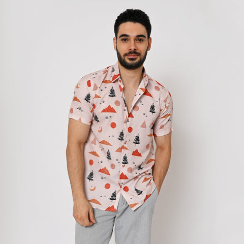 SUMMER VIBES PRINTED SHIRT