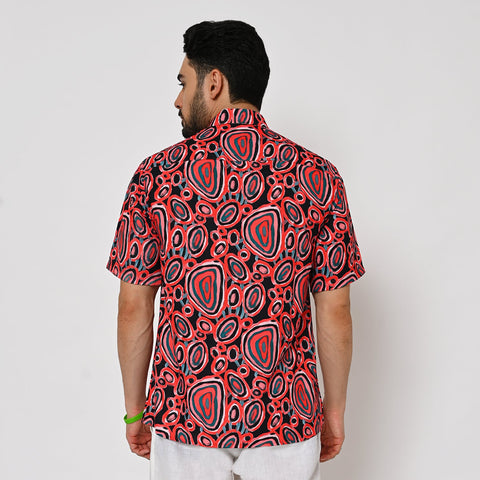 MUTLI COLOUR TRIPPY PRINTED SHIRT