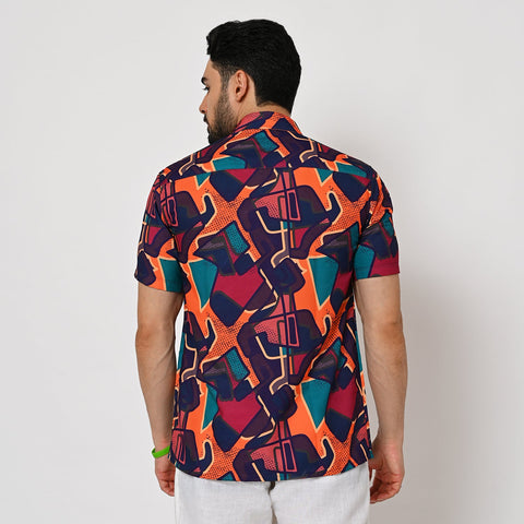 MULTI COLOUR FUNKY PRINTED SHIRT