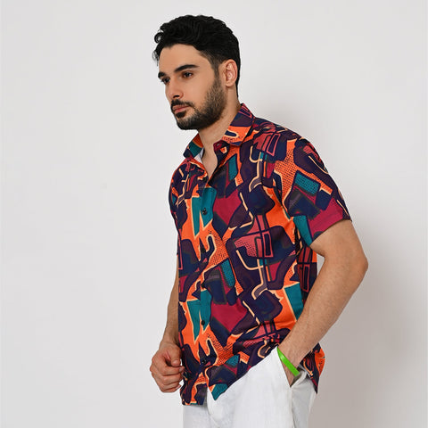 MULTI COLOUR FUNKY PRINTED SHIRT