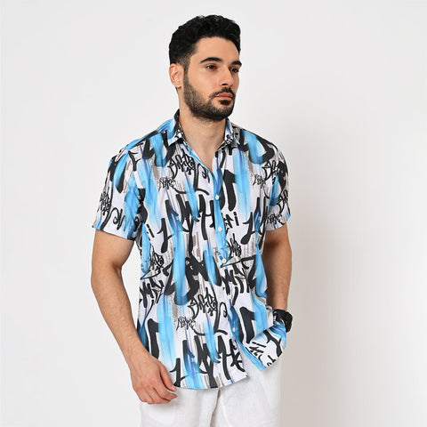 FUNKY ABSTRACT PRINTED SHIRT