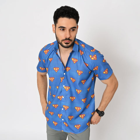 SUPERMAN PRINTED SHIRT