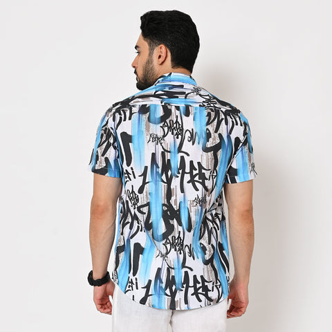 FUNKY ABSTRACT PRINTED SHIRT