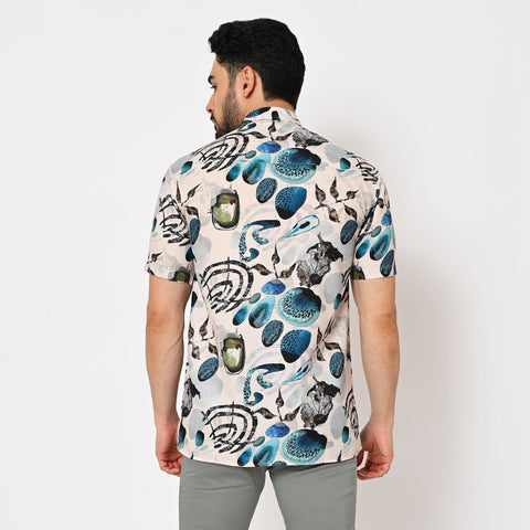 BIG FLOWER PRINTED SHIRT