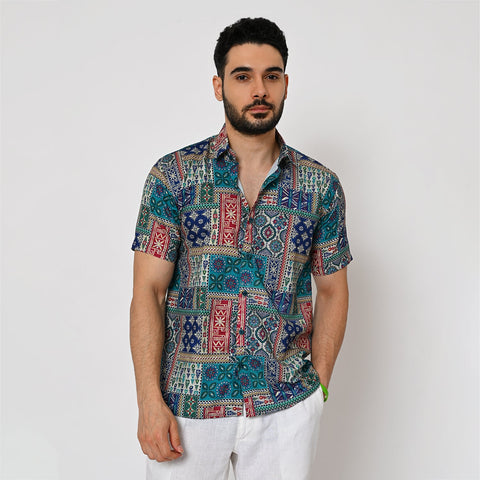 EKAT PATTERN PRINTED SHIRT