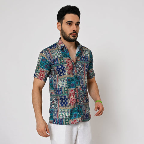 EKAT PATTERN PRINTED SHIRT