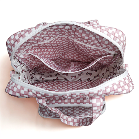 Classy Bow Print Jumbo Backpack