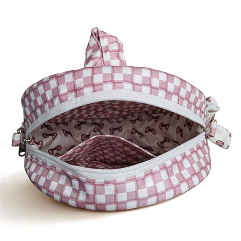 Classy Bow Print Toddler Backpack
