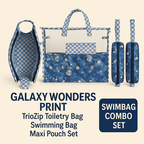 GALAXY WONDERS PRINT Swimming Bag Combo