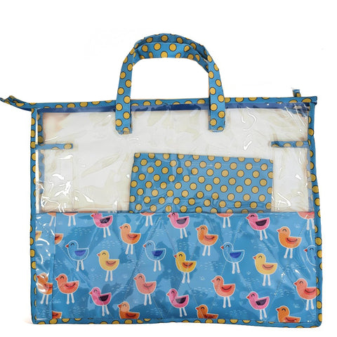 PLAYFUL BIRDS PRINT Swimming Bag Combo