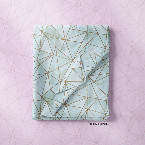 Geometric Marble Texture In Light Green