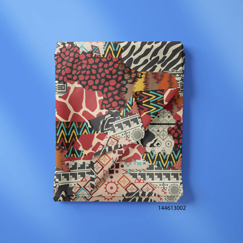 Colorful Abstracts Patchwork African Patten